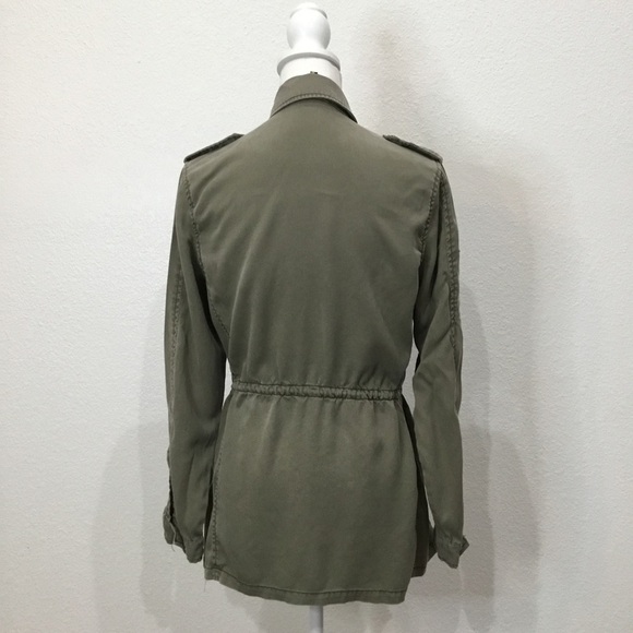 BUFFALO David Bitton Green Utility Jacket Size Small - Picture 5 of 7